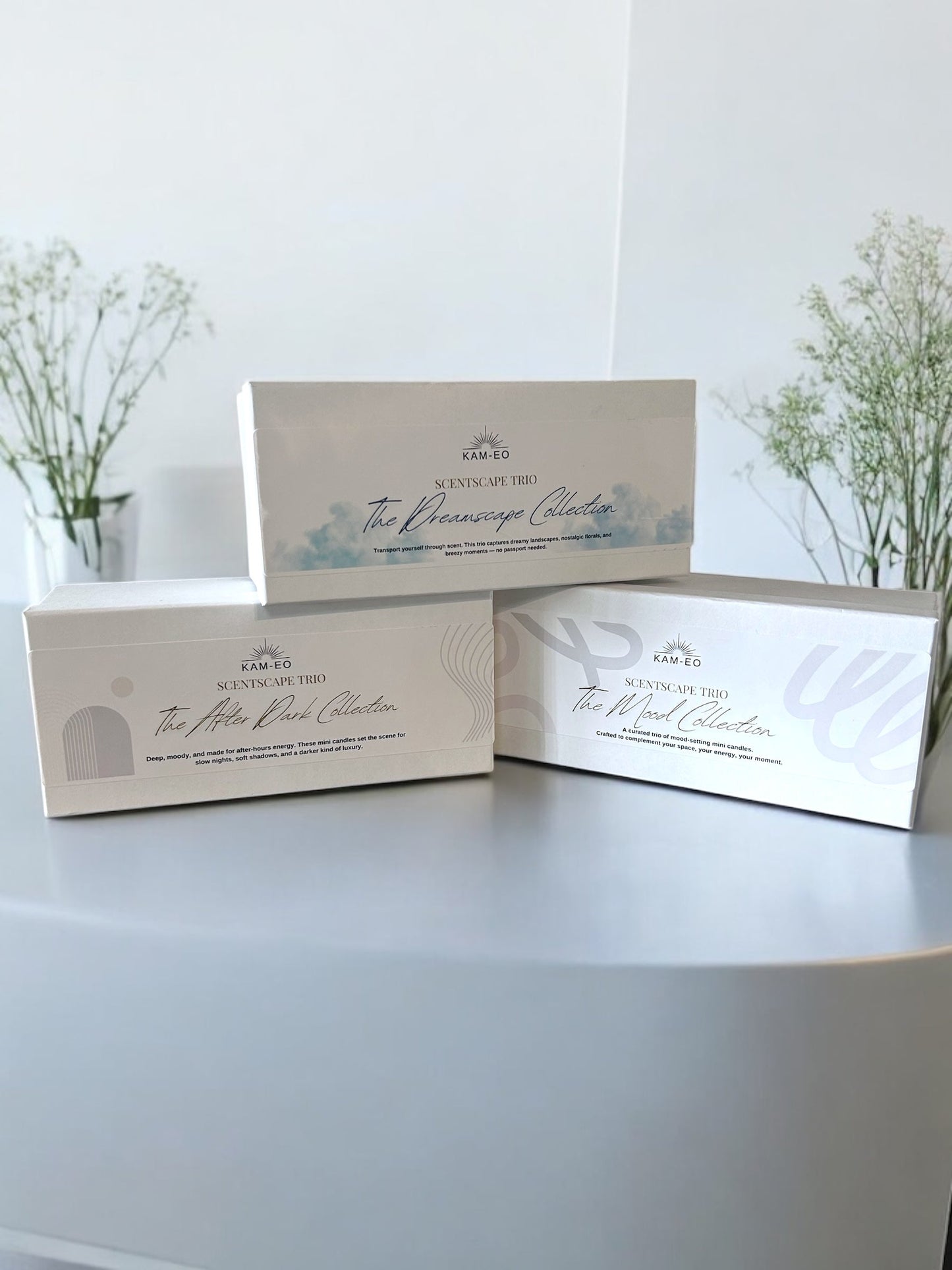 The Scentscape Trio: The Dreamscape Mini Candle Gift Set KAM-EO Home