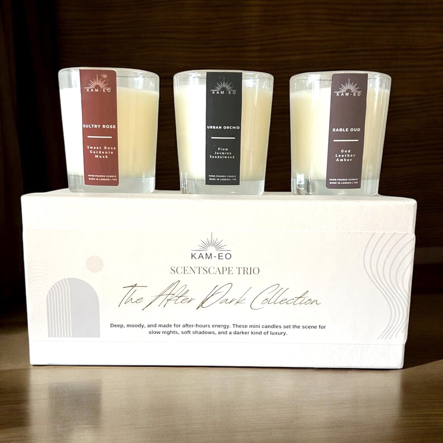 The Scentscape Trio: The Mood Mini Candle Gift Set (Copy) KAM-EO Home