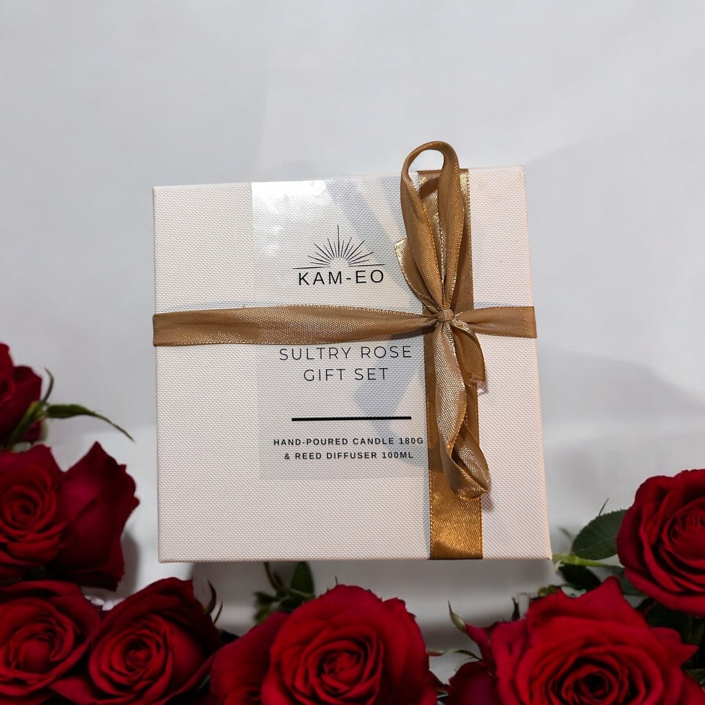 Sultry Rose Gift Set – Candle & Diffuser Duo 🌹✨ KAM-EO Home