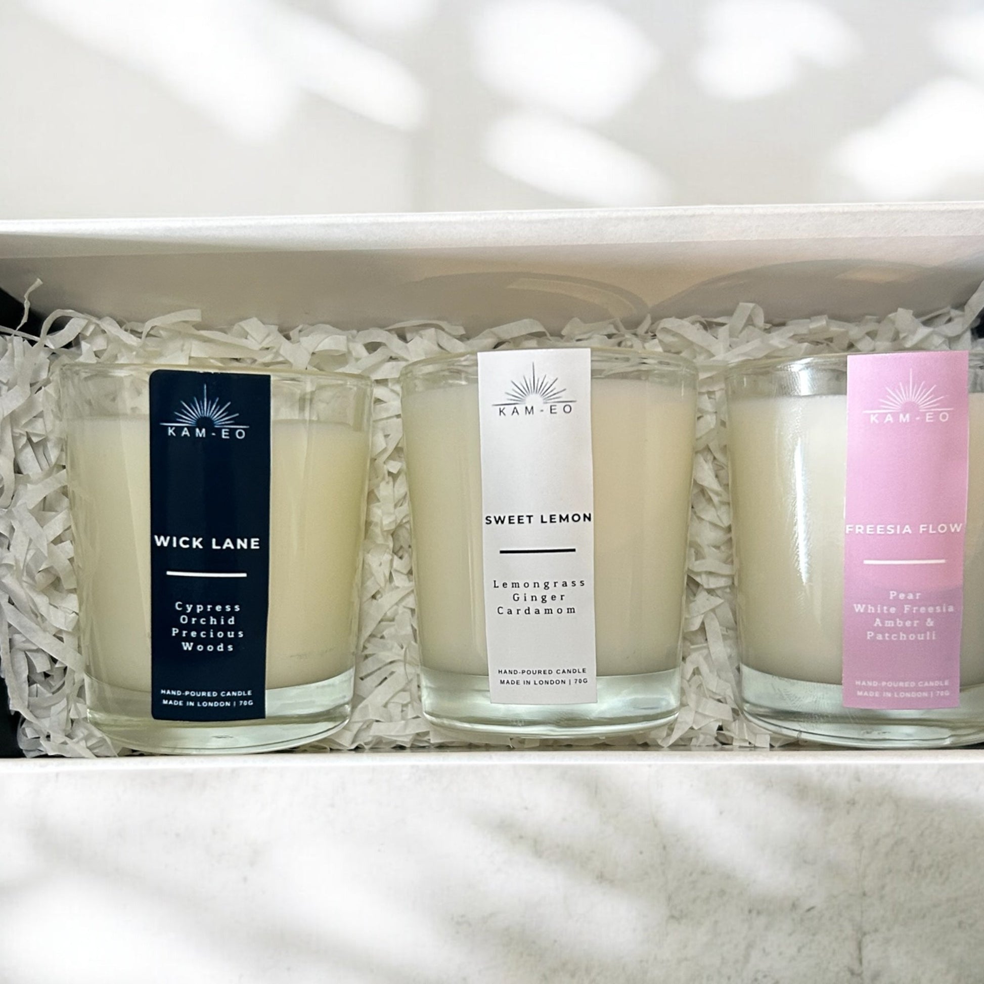 The Scentscape Trio: The Mood Mini Candle Gift Set KAM-EO Home