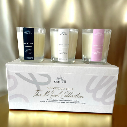 The Scentscape Trio: The Mood Mini Candle Gift Set (Copy) KAM-EO Home